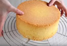 Очень вкусный бисквитный торт – простой рецепт приготовления