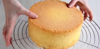 Очень вкусный бисквитный торт – простой рецепт приготовления
