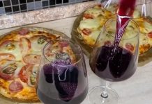 Пицца на скорую руку из багета в духовке