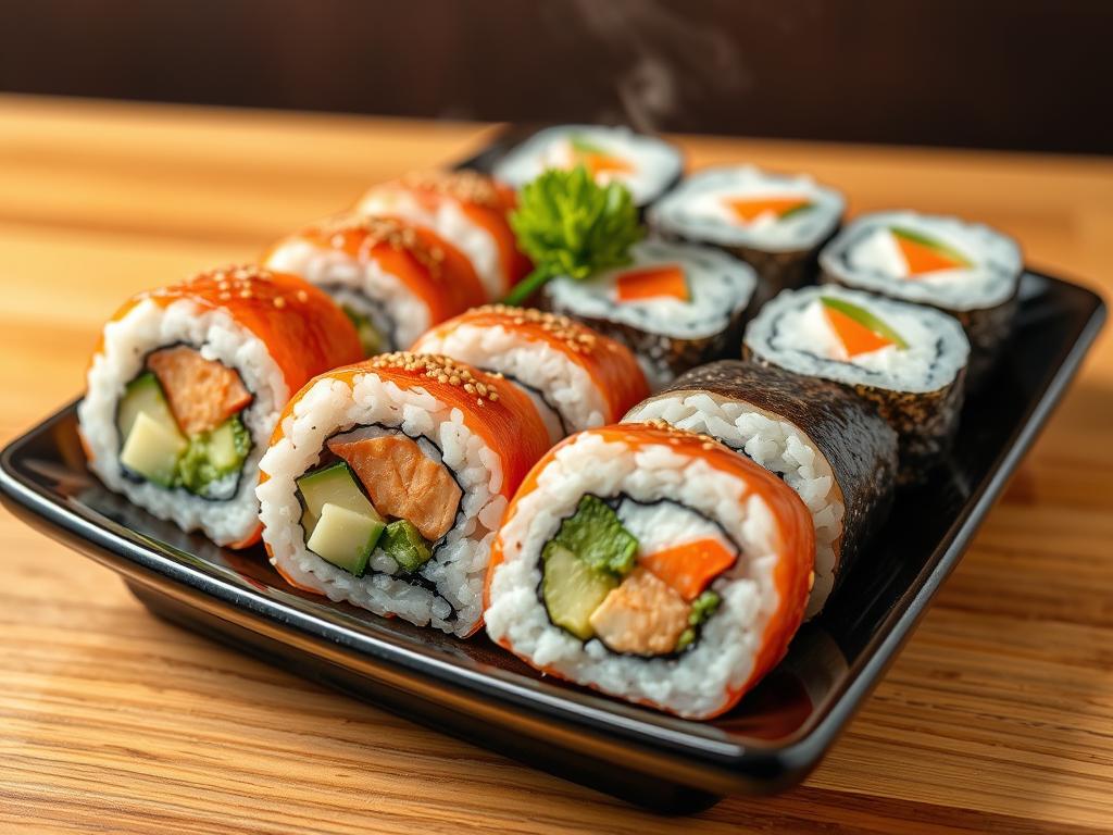 Japanese rollsфото