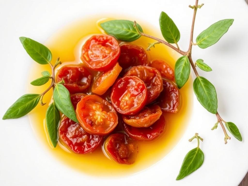 Sun-dried tomatoes in oil Sun-dried tomatoes in oilфото