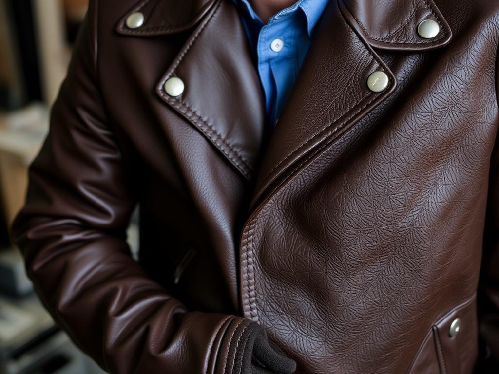 Leather Jacket Careфото