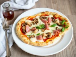 Пицца с ветчиной, грибами и сливочным соусом: сытный семейный ужин Пицца с ветчиной, грибами и сливочным соусом: сытный семейный ужин