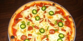 Пицца с чоризо и халапеньо: острота Испании на вашей тарелке