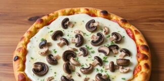 Пицца с шампиньонами и сливочным соусом: как сотворить уют на тарелке