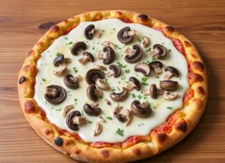 Пицца с шампиньонами и сливочным соусом: как сотворить уют на тарелке
