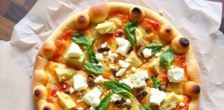 Пицца с артишоками и фетой: средиземноморская свежесть в каждом кусочке