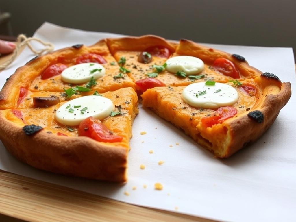 Осенний уют на тарелке: пицца с тыквой и козьим сыром