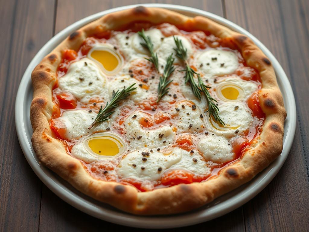 Пицца с розмарином и оливковым маслом: минимализм во вкусе