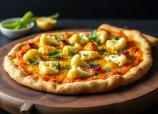 Пицца с куркумой и цветной капустой: неожиданный вкус, который покорит ваших гостей