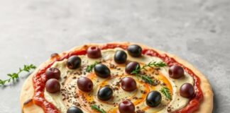 Пицца с хумусом и оливками: обновление классики без лишних слов