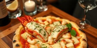Пицца с лангустинами и чесноком: роскошь на ужин