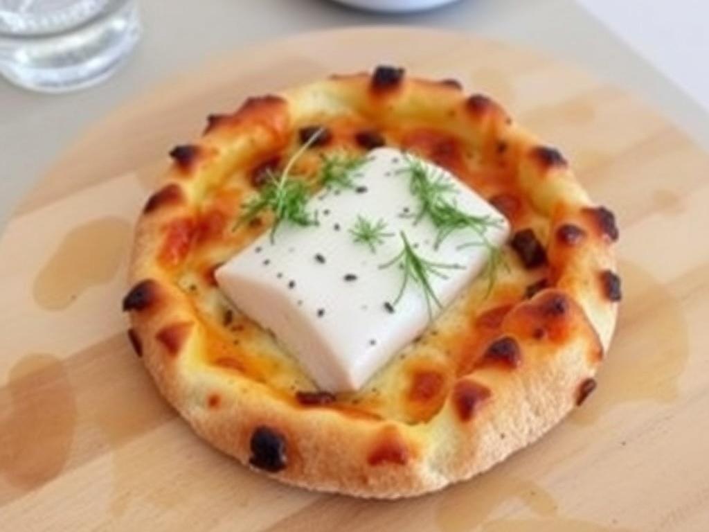 Пицца с палтусом и укропом: морское вдохновение на вашей тарелке
