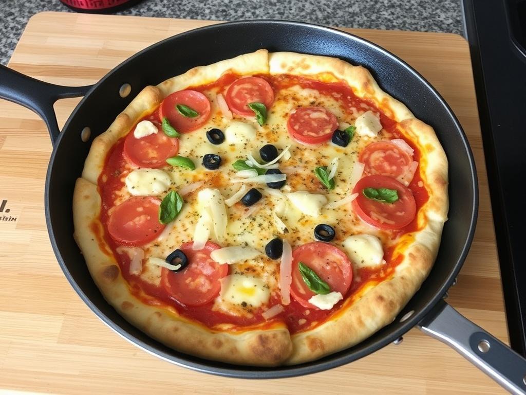 Пицца на сковороде: быстрый домашний вариант, который удивит гостей и сэкономит время