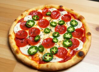 Пицца с пепперони и халапеньо: для тех, кто любит острое