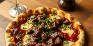 Пицца с говядиной и деми‑гляс: ресторанное блюдо дома, которое удивит гостей