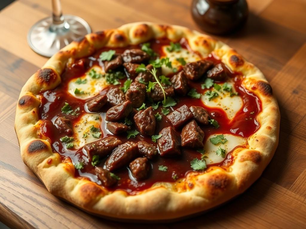 Пицца с говядиной и деми‑гляс: ресторанное блюдо дома, которое удивит гостей