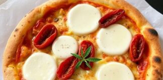 Пицца с моцареллой и вялеными томатами: простота и глубина вкуса