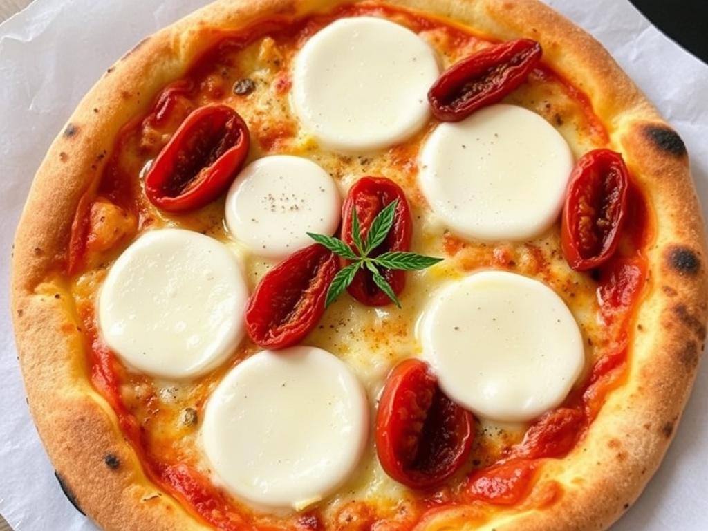 Пицца с моцареллой и вялеными томатами: простота и глубина вкуса