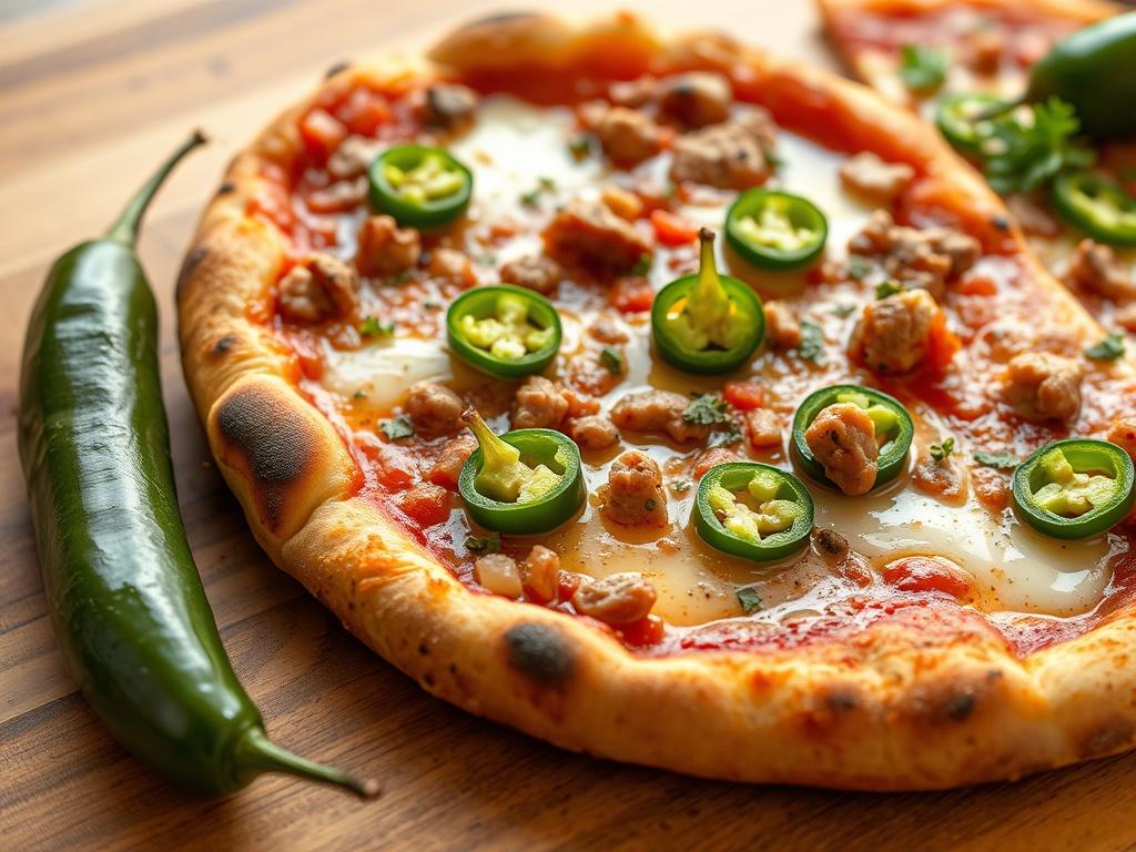 Пицца с халапеньо и говядиной: острый вариант, который не боится экспериментов