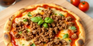 Пицца с говяжьим фаршем и томатным соусом: сытный ужин, который собирает дом вокруг стола