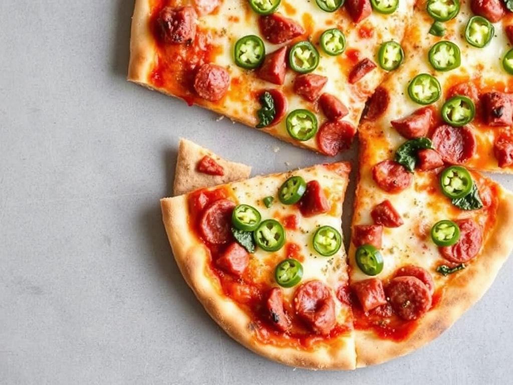 Пицца с чоризо и халапеньо: огненная испанская страсть на вашей тарелке