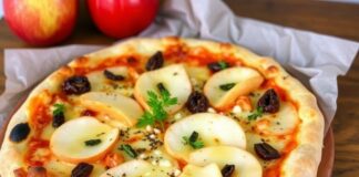 Пицца с чеддером и яблоком: необычный вкус