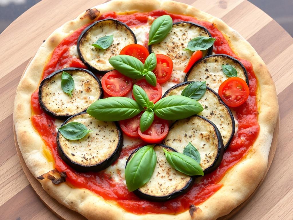 Пицца с баклажанами, томатами и базиликом: итальянский стиль, который можно повторить дома