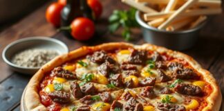 Пицца с говядиной и горчицей: пикантное приключение для смелых гурманов