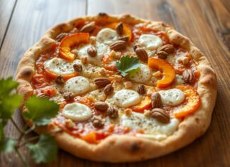 Пицца с тыквой и орехами: осенний микс