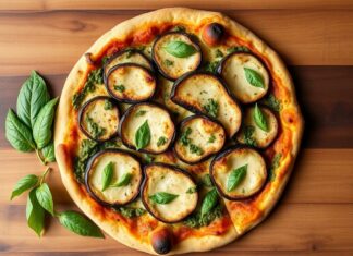 Пицца с баклажанами и соусом песто: летний комфорт прямо из духовки