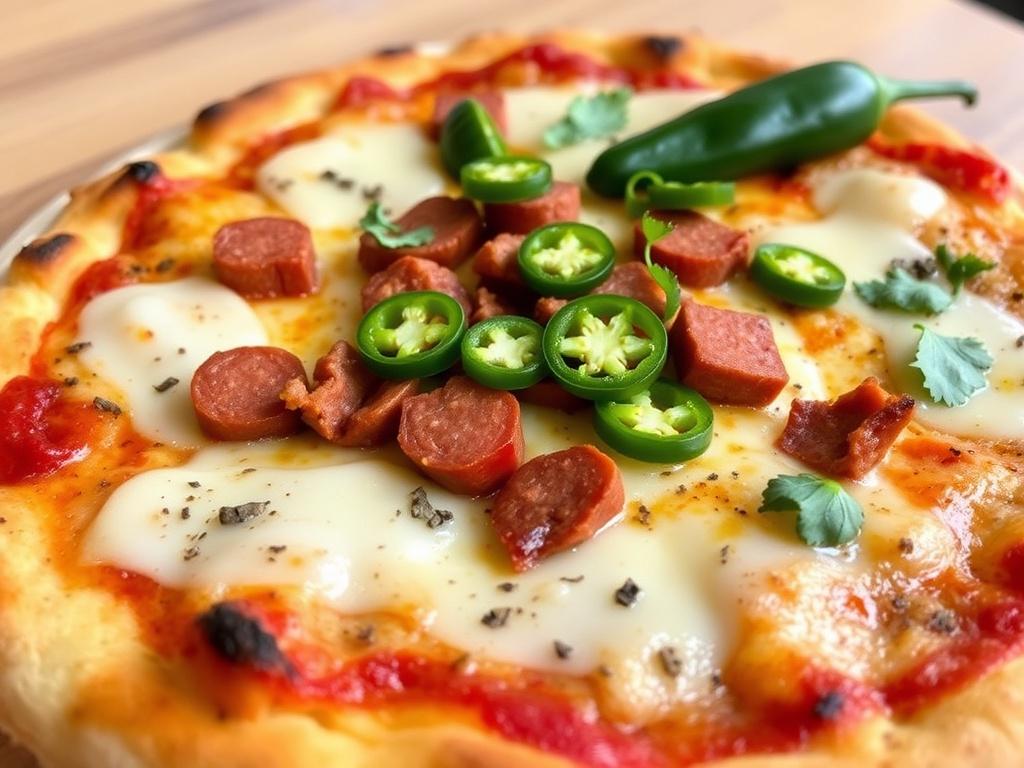 Пицца с чоризо и халапеньо: острота Испании — рецепт, история и настроение