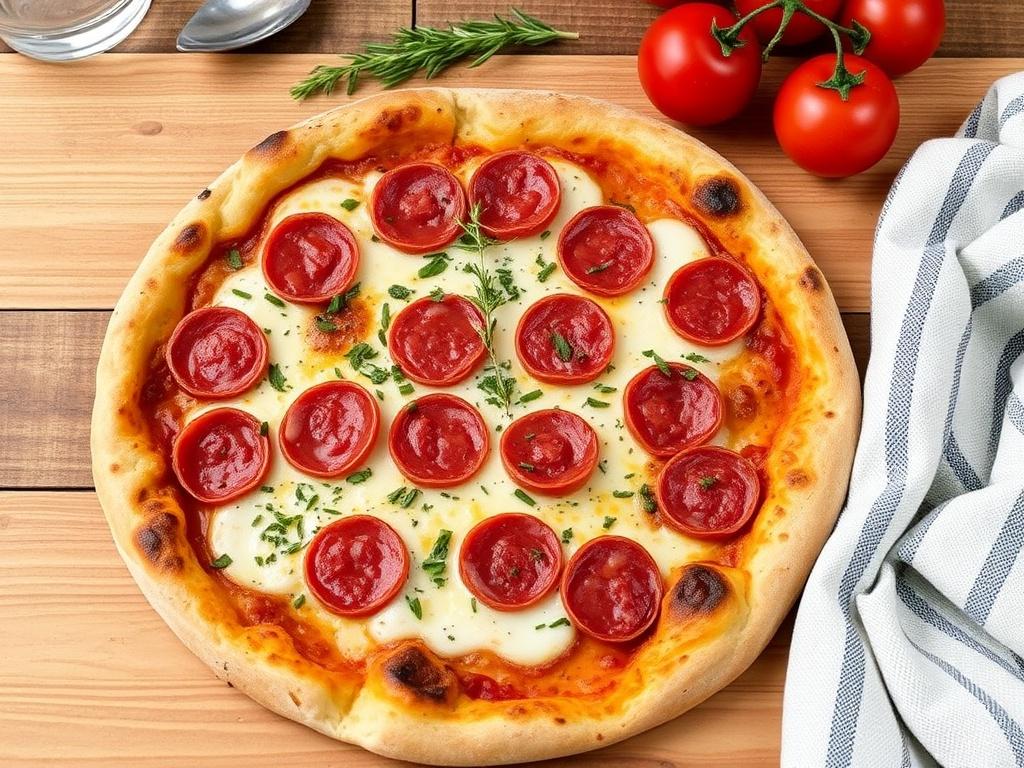 Пицца с салями и орегано: итальянский колорит на каждый день