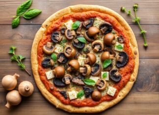 Пицца с гречкой и грибами: необычный рецепт