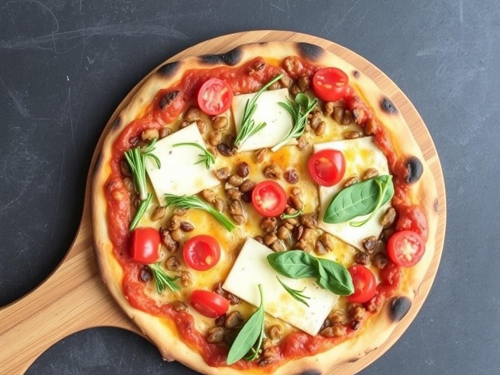 Пицца с чечевицей и розмарином: вегетарианский выбор