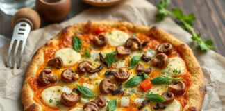 Пицца с гречкой и грибами: необычный рецепт