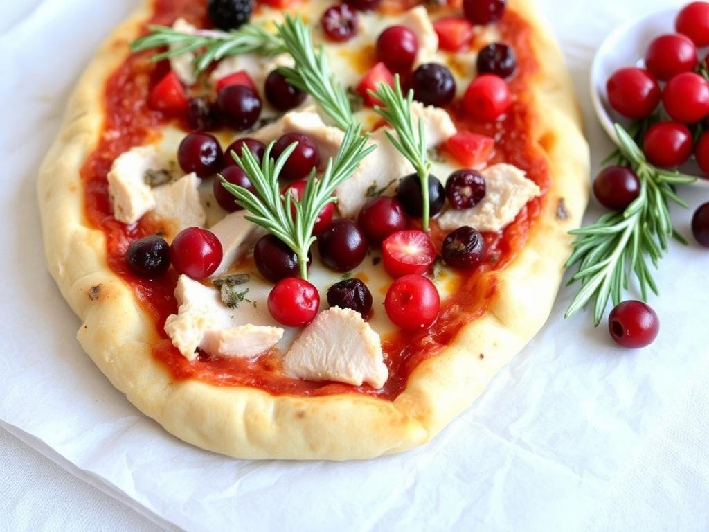 Пицца с индейкой, брусникой и розмарином: необычное сочетание
