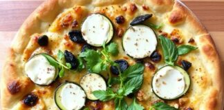 Пицца с цукини и козьим сыром: лёгкий выбор