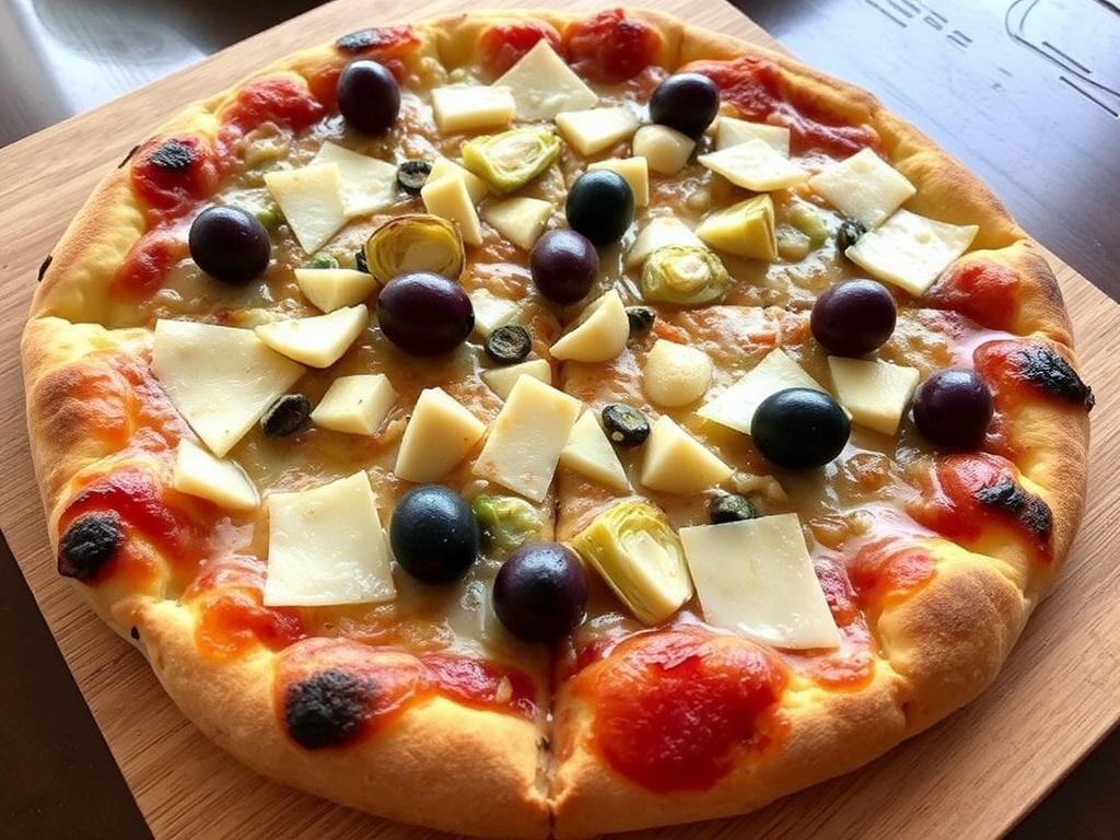 Пицца с артишоками, оливками и пармезаном: средиземноморская классика