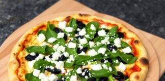 Пицца с мангольдом и фетой: зелёная магия под пламенем духовки