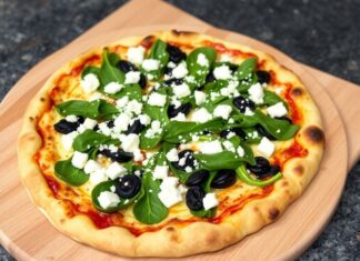 Пицца с мангольдом и фетой: зелёная магия под пламенем духовки