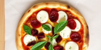 Пицца с моцареллой и вялеными томатами: простота и вкус, которые поражают с первого укуса