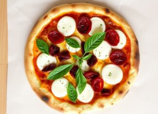 Пицца с моцареллой и вялеными томатами: простота и вкус, которые поражают с первого укуса