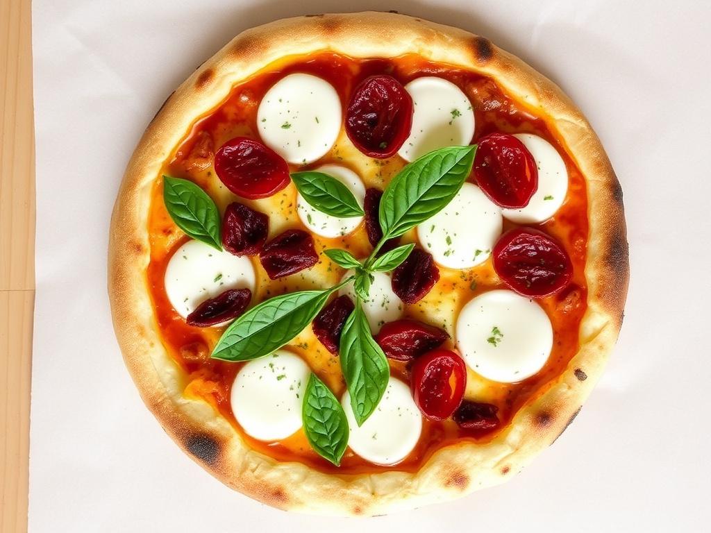 Пицца с моцареллой и вялеными томатами: простота и вкус, которые поражают с первого укуса