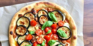 Пицца с баклажанами, помидорами и базиликом: прованский стиль в вашей духовке