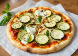 Пицца с цукини, рикоттой и лимоном: лёгкий летний ужин