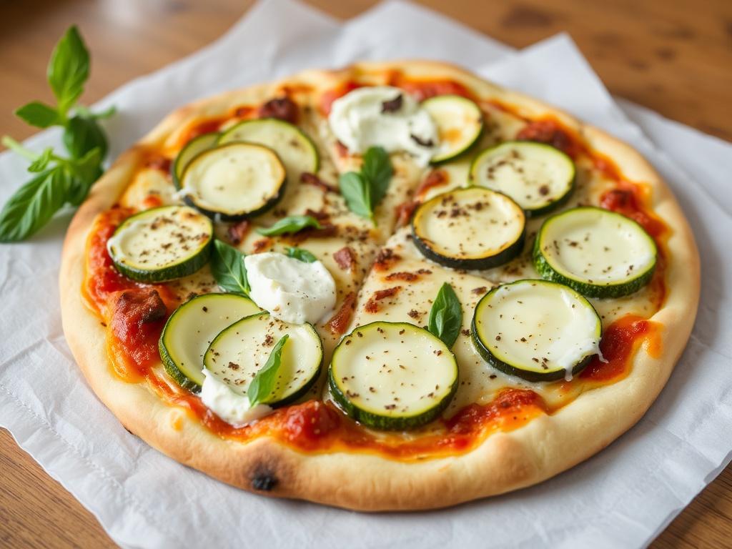 Пицца с цукини, рикоттой и лимоном: лёгкий летний ужин