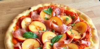 Пицца с нектаринами и прошутто: летний вкус, который остаётся в памяти