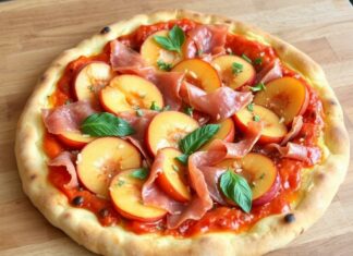 Пицца с нектаринами и прошутто: летний вкус, который остаётся в памяти