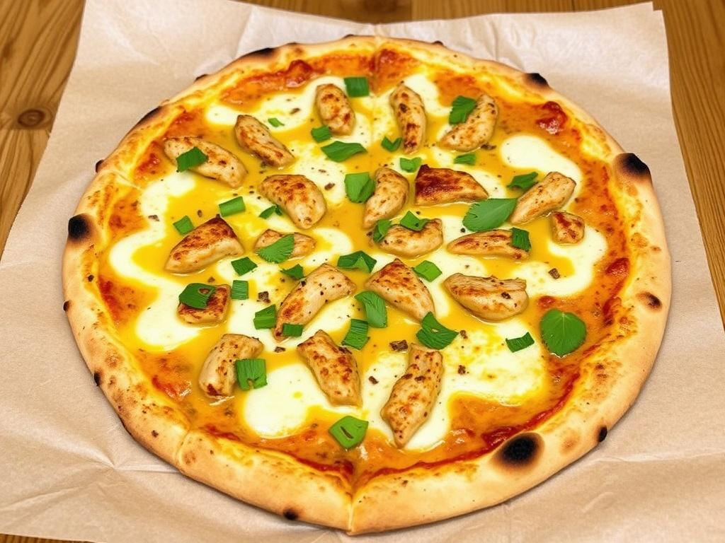 Пицца с курицей и карри: экзотический вкус, который меняет представление о традиционной пицце